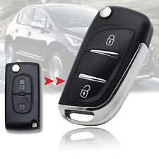 Para Peugeot 207 307 308 407 3008 5008 2 botões controle remoto de carro chaveiro estojo capa comprar usado  Enviando para Brazil