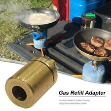 Adaptador de recarga de gas para camping al aire libre caminata estufa inflado tanque butano nuevo segunda mano  Embacar hacia Mexico