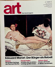 Zeitschrift art kunstmagazin gebraucht kaufen  Darmstadt