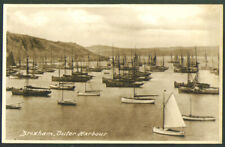 Barcos de pesca Outer Harbour Brixham cartão postal do Reino Unido década de 1910, usado comprar usado  Enviando para Brazil