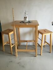 Bartisch Stuhl Küchentisch Hochtisch Stehtisch IKEA Tisch + 2 Stühle Birke 21521 gebraucht kaufen  Aumühle