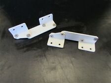 ALUMINUM SEAT HINGE PAIR (2) WHITE 9" MARINE BOAT for sale  Shipping to South Africa