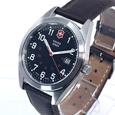 40 mm Para Hombre Victorinox 241083 Guarnición Reloj Ejército Suizo Dk Br Cuero Excelente A+ segunda mano  Embacar hacia Argentina