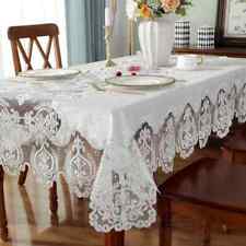 Toalha de mesa bordada de chenille festa de casamento decoração para casa móveis de renda capa de poeira comprar usado  Enviando para Brazil
