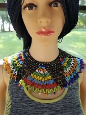 Zulu necklace beaded for sale  Lanham