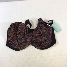 Goddess Kayla Womens Dark Leopard Adjustable Strap T-Shirt Bra Size 40J Used for sale  Shipping to South Africa