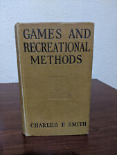Juegos y métodos recreativos de Charles F. Smith - 1925 vintage HC segunda mano  Embacar hacia Argentina