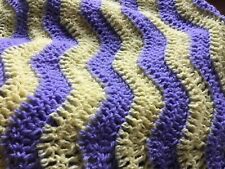 Handmade crochet blanket for sale  HULL