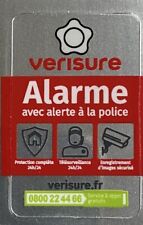 Autocollant alarme verisure d'occasion  Bousbecque