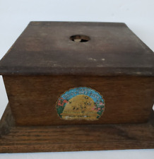 Grand Busy Bee Disc O'Neill James Chicago Phonograph Wood Box Base Parts Record, used for sale  Shipping to South Africa