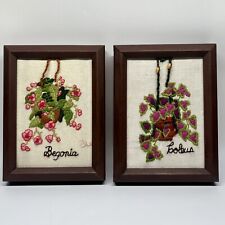 Vtg crewel embroidery for sale  Los Angeles