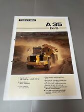 Volvo BM A35 6x6 Articulated Dumptruck Brochure for sale  ALTON