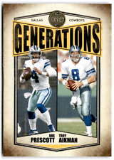 2022 Panini Legacy Generations #G-8 Dak Prescott/Troy Aikman Dallas Cowboys  comprar usado  Enviando para Brazil