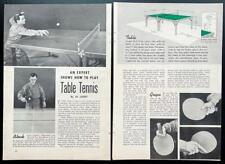 Usado, Pontas de pingue-pongue “An Expert Shows How To Play Table Tennis” Louis Pagliaro 1942 comprar usado  Enviando para Brazil
