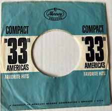 MERCURY RECORDS "Compact 33 America's Favorite Hits" raro! JUKEBOX 7" 33 rpm comprar usado  Enviando para Brazil