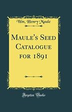 Maule seed catalogue for sale  UK