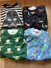 LOTE de 4 pijamas tamanho adulto M Hanna Andersson Star Wars Disney Pixar Galaxy longo John comprar usado  Enviando para Brazil