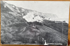 FOLKESTONE THE WARREN  STEAM TRAIN APPROACHING 1907 EARLY POSTCARD for sale  Shipping to South Africa