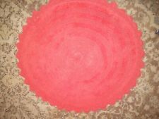 Tapete circular pequeno vintage cor rosa comprar usado  Enviando para Brazil