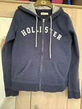 Hollister hoodie navy for sale  MARKET HARBOROUGH