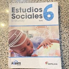 Estudio Sociales El Mundo (Texto) 6 grados, usado segunda mano  Embacar hacia Argentina