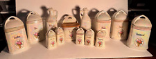 Mepoco Lusterware 13 Piece Set Canister,Made in Germany -Circa 1920's Original for sale  Shipping to South Africa