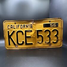 1956 california license plates for sale  Dallas