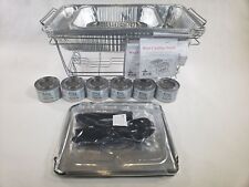Chafing Dish Buffet Disposable Aluminum Pans Food Serving Utensils 33 Pieces Set for sale  Shipping to South Africa