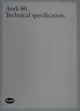 Audi specification brochure for sale  BOURNEMOUTH