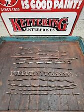 K786- 11 examples of ANTIQUE 18" BARBED BARB WIRE for sale  Shipping to South Africa