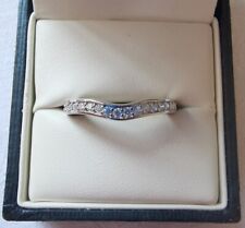 Sterling Silver CZ Wishbone Ring , Size P. R43B , used for sale  LINCOLN