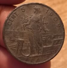 Moneta centesimi 1909 usato  Olbia