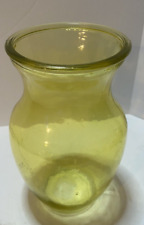 Vaso transparente amarelo claro vintage sem marca com costuras comprar usado  Enviando para Brazil