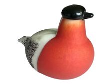 Iittala Glass Bird, Bullfinch, By Oiva Toikka, Signed for sale  Shipping to South Africa