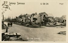 REAL PHOTO POSTCARD - 1924 LORAIN, OHIO TORNADO - 5th FROM BROWNELL for sale  Shipping to South Africa