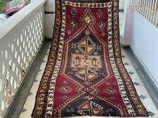 Used, Vintage Turkish Rug | Tribal Handmade Antique Wool Farmhouse Carpet 3 x 8 ft for sale  Shipping to South Africa