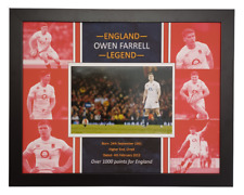 Autographed owen farrell for sale  CHELMSFORD