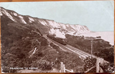 FOLKESTONE THE WARREN STEAM TRAIN APPROACHING  1906 DAINTY SERIES POSTCARD for sale  Shipping to South Africa