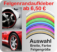 Felgenrand aufkleber auto gebraucht kaufen  Borgholzhausen