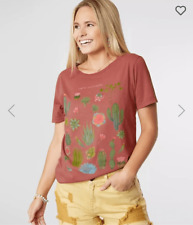 Project Karma Cacti Succulent T-Shirt Terracotta Size L for sale  Shipping to South Africa