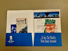 Usado, RARO 1996 Six Flags Great Adventure Nova Jersey SAFARI pasta kit de imprensa de mídia comprar usado  Enviando para Brazil