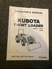 Kubota Front Loader LB702, LA852 Operators Manual for sale  Danville