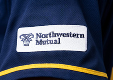 Camiseta de beisebol Northwestern Mutual Patch Ad Patch Brewers Patch - Ferro ligado comprar usado  Enviando para Brazil