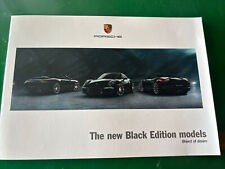 Porsche black edition for sale  UK