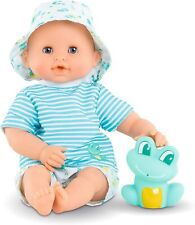 OPEN BOX. Corolle Bebe Bath Marin - 12” Boy Baby Doll with Rubber Frog Toy for sale  Miami