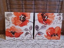 Floral wall canvas for sale  Dayton