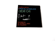 LLUIS LLACH PASCAL COMELADE "ABRIL 04 EN DIRECTE AL TEATRE EL JARDI" CD 4 TRACK comprar usado  Enviando para Brazil