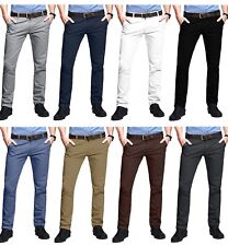 Usado, Mens Chino calças Slim Fit Stretch Jeans Casual Calças Designer de algodão westace comprar usado  Enviando para Brazil