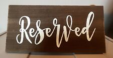 Rustic wooden reserved for sale  Metcalf
