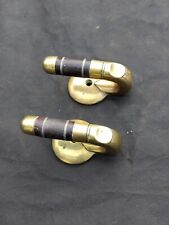 A PAIR OF EARLY 20TH CENTURY CURLING STONE HANDLES for sale  Shipping to South Africa